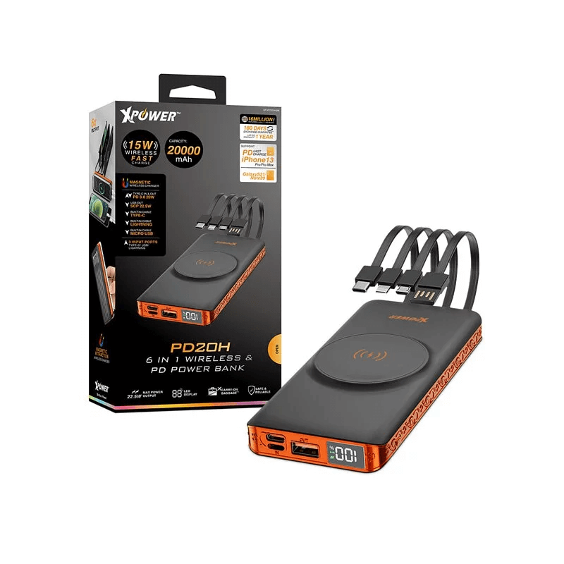 Xpower PD20H 6合1多功能無線充電器