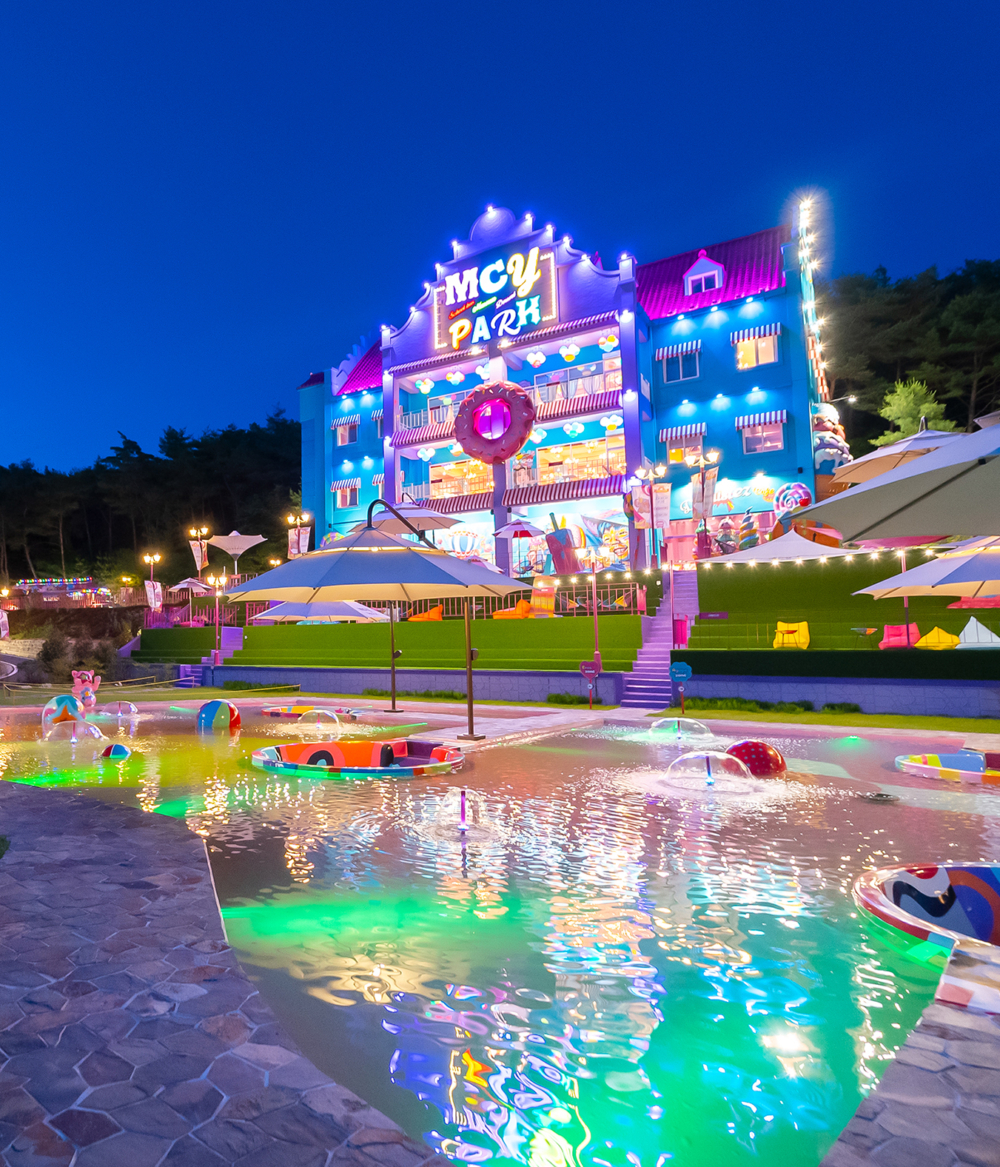 MCY PARK以三種顏色為基調，並融入各種顏色～