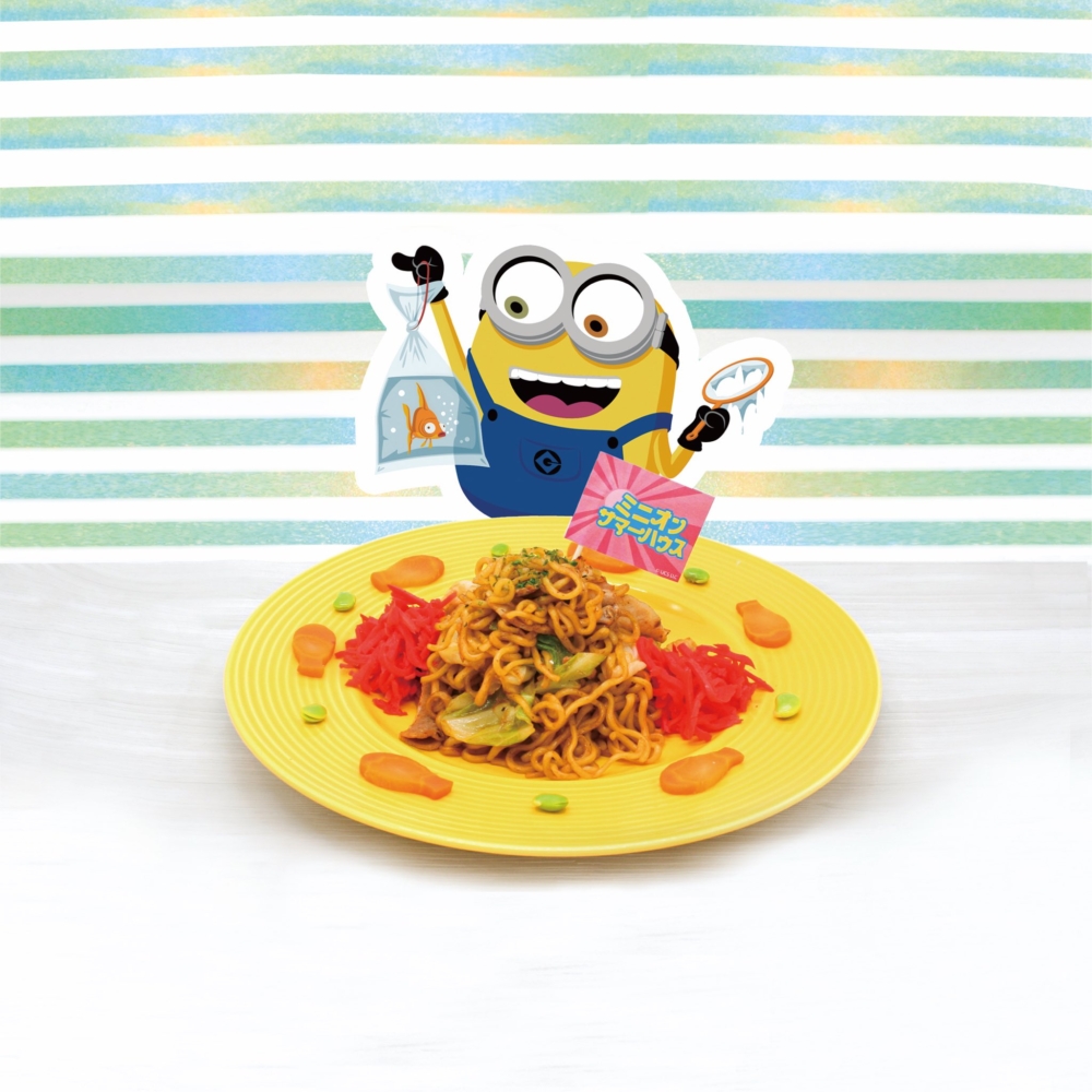 Bob撈金魚炒麵。