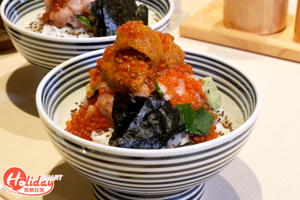 特上級別的海膽與鮭魚子數量會大增，份量非常足料。