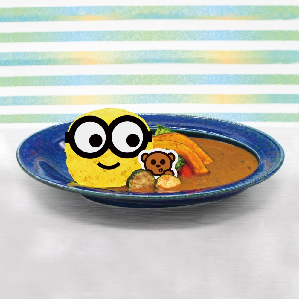 Bob及Tim熊仔夏季蔬菜咖哩。