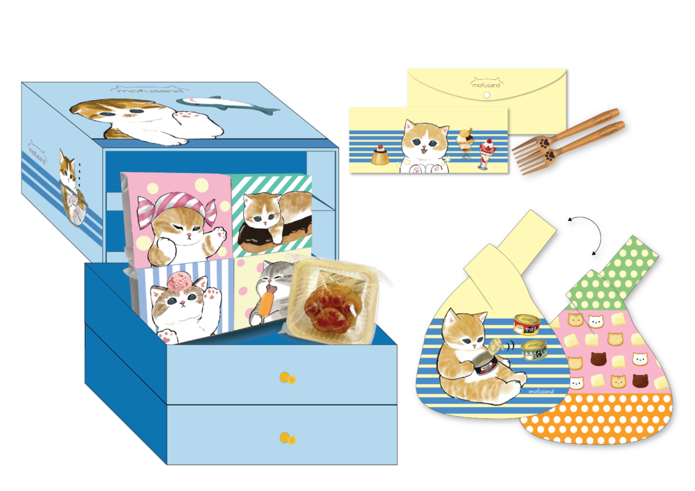 mofusand月餅禮盒（4件裝）。