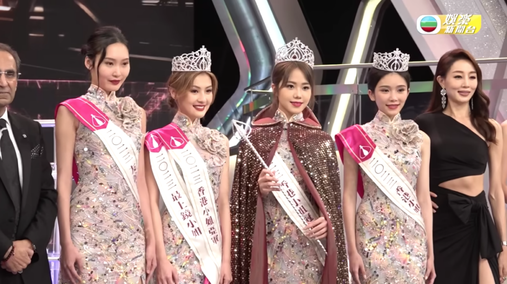 《香港小姐競選2023》莊子璇憑問答環節出色表現成功奪得冠軍
