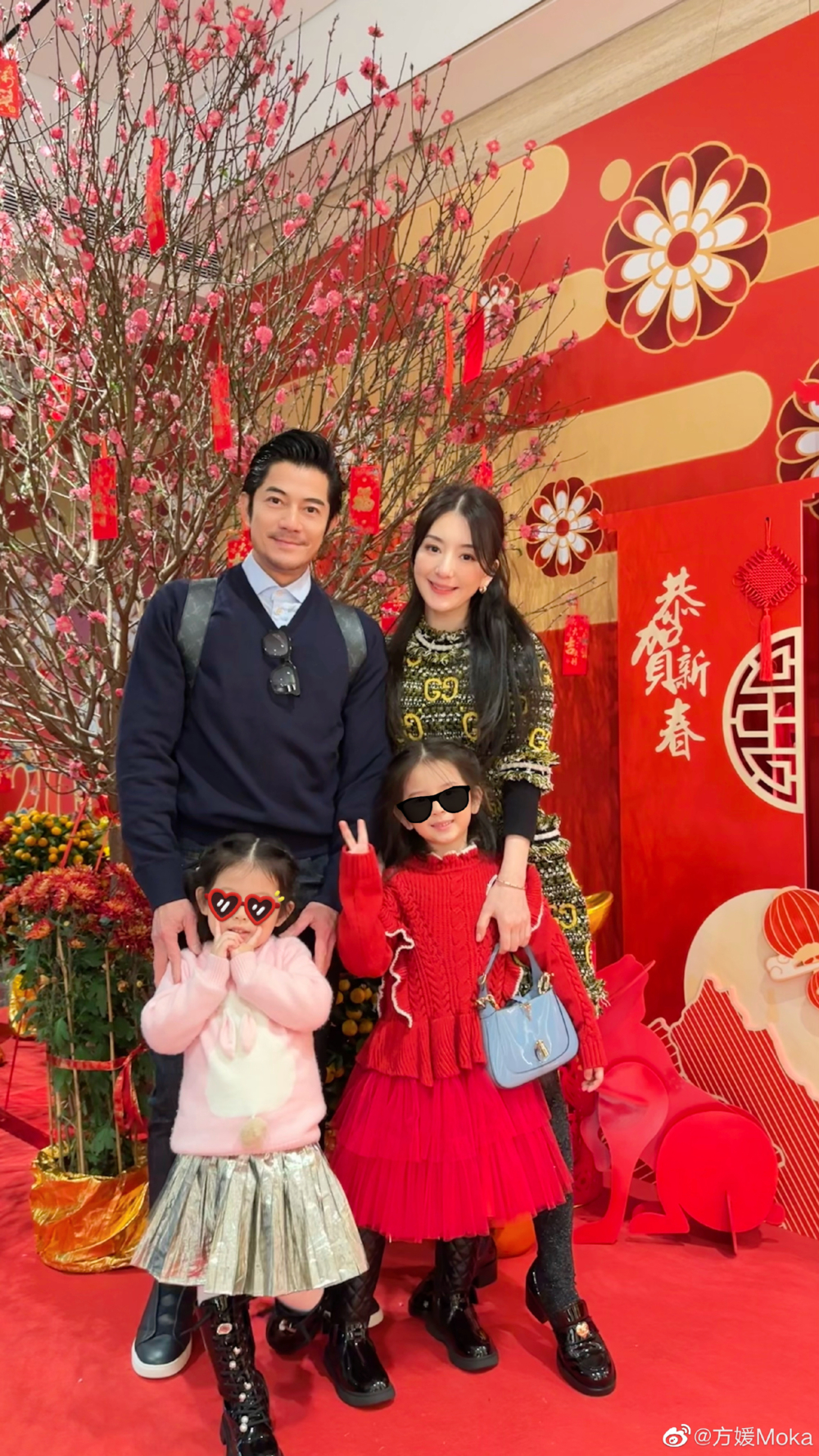 郭富城與方媛婚後育有兩女,郭富城出席公開活動時亦經常提及兩位女兒