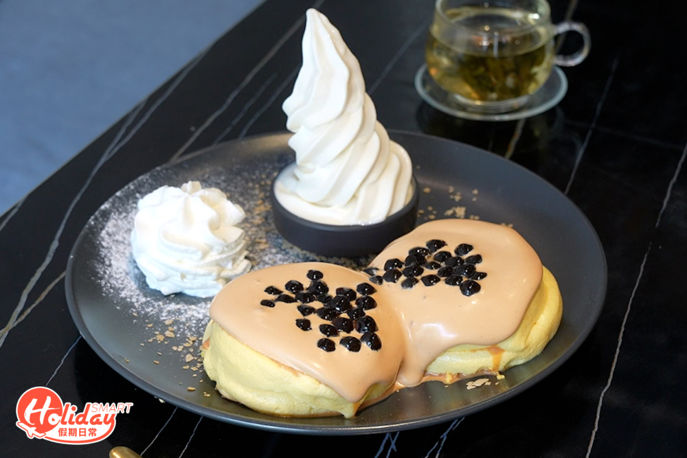 店家梳乎厘班戟採用至少，3種不同產地的麵粉製作，入口鬆軟。