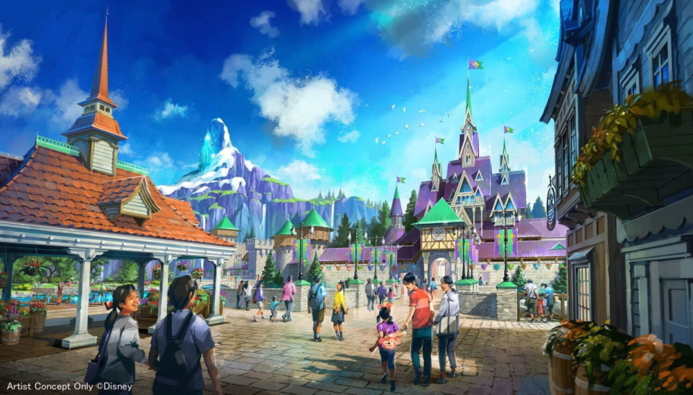 《冰雪奇緣》主題區