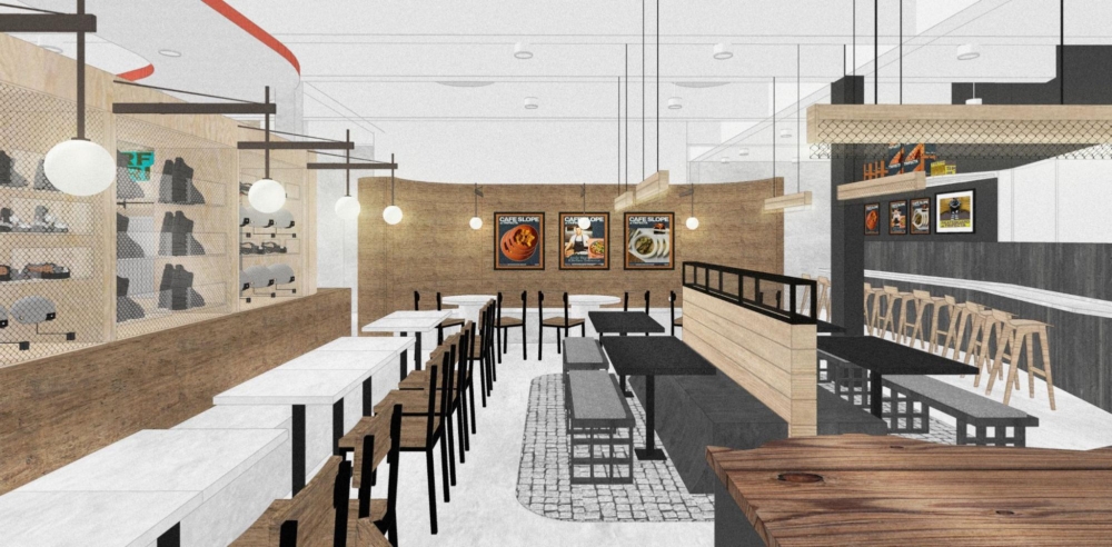 Trifecta與當地人氣貝果店「Two Men Bagel House」合作打造「Butter」的餐廳，供應全天早餐、午餐及晚餐菜單。