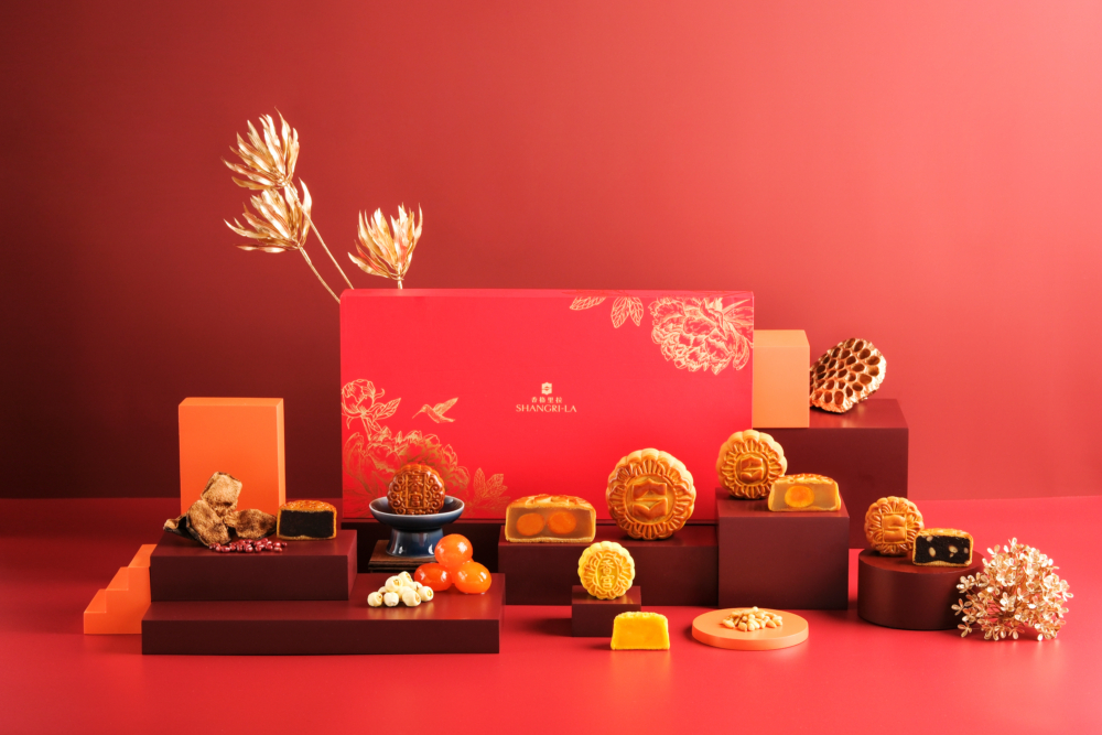 九龍香格里拉傳統創意兼備中秋月餅～