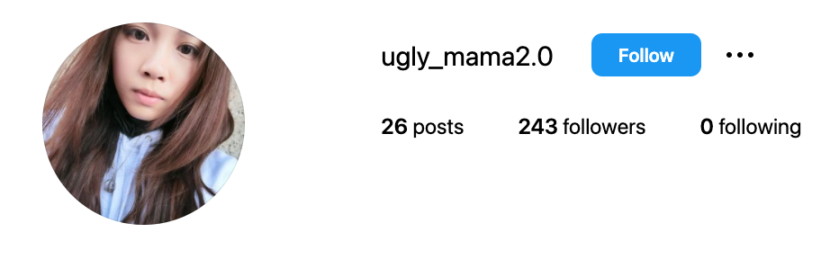 雯雯新IG開咗超過半個月,新ac現時有243個followers