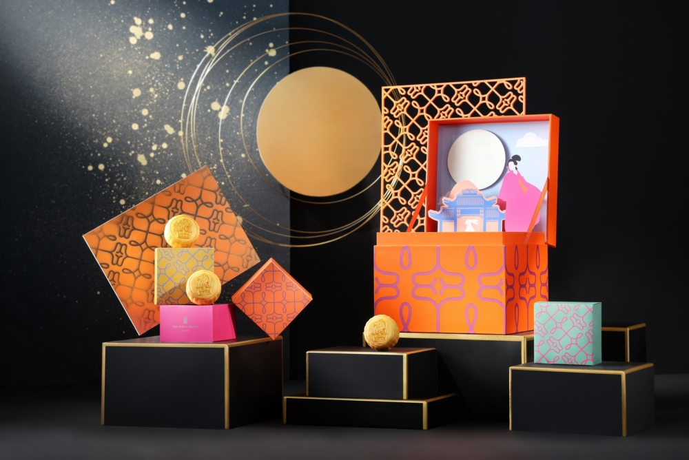M+「宋懷桂展覽」限定柑桔流心奶黃月餅禮盒～