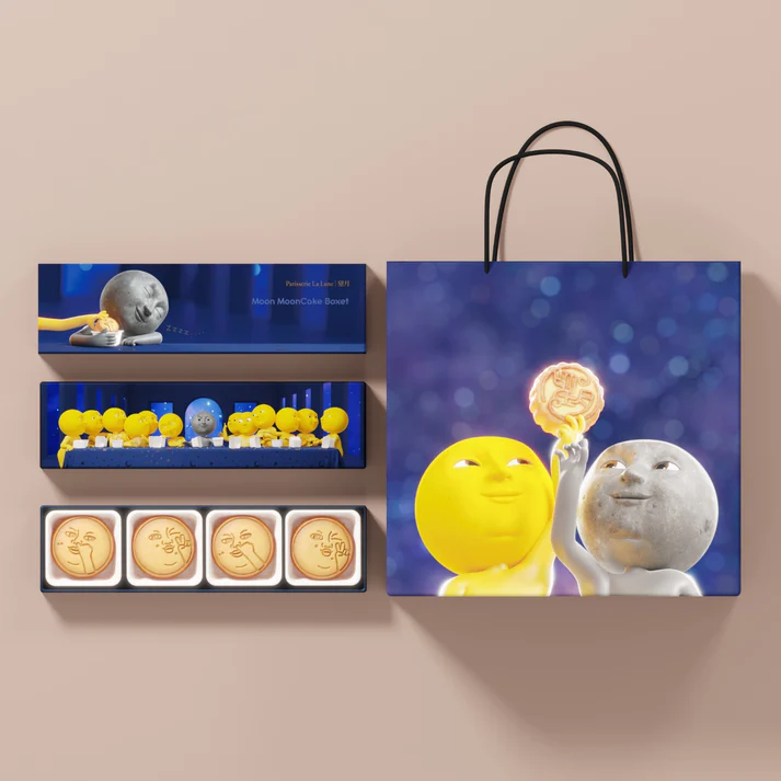 流心奶黃月餅-Mr n Mrs Moon特別版套裝。