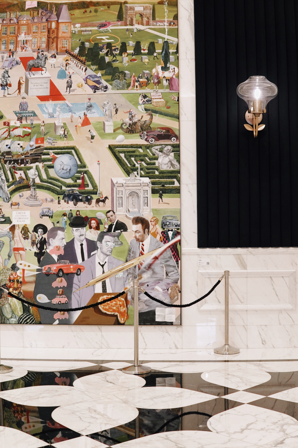 上葡京酒店大堂藝術品展位~