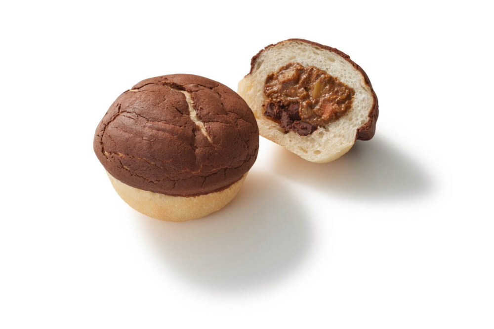 黑朱古力咖哩麵包～