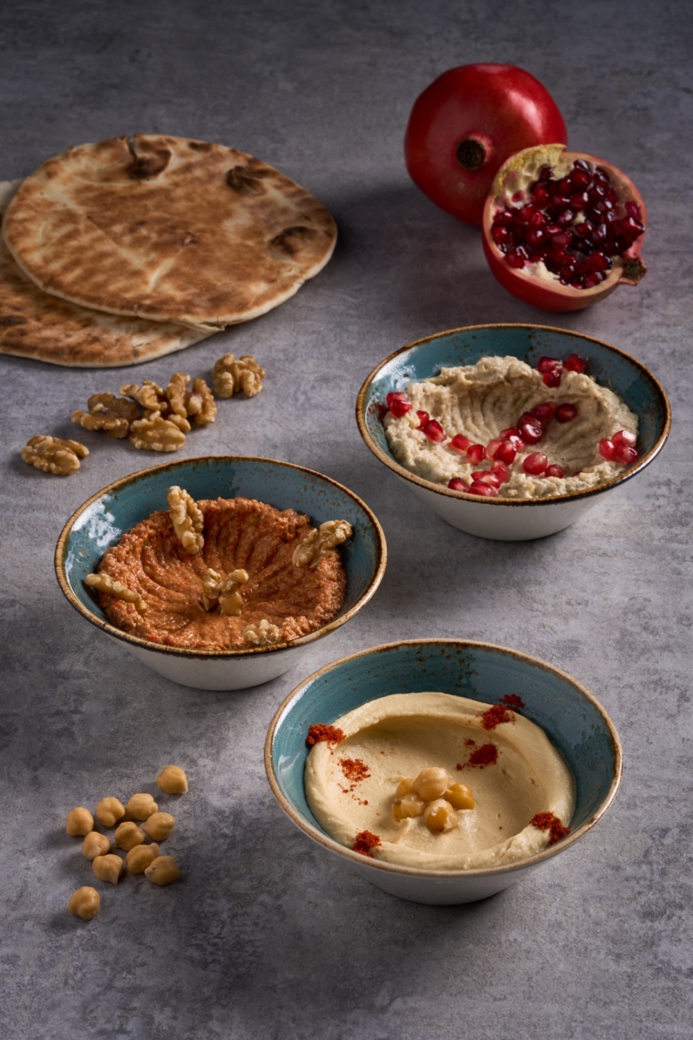 Cold Mezze 包含幾款中東菜必點既蘸醬！