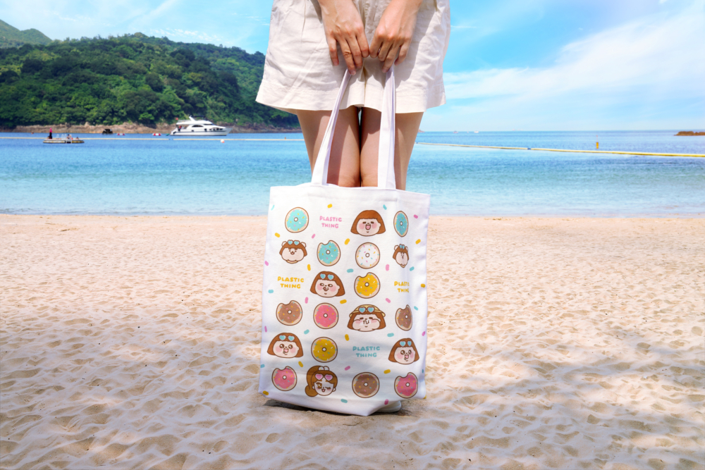 兩款Plastic Thing環保袋容量夠晒大,啱晒夏天出外郊遊!