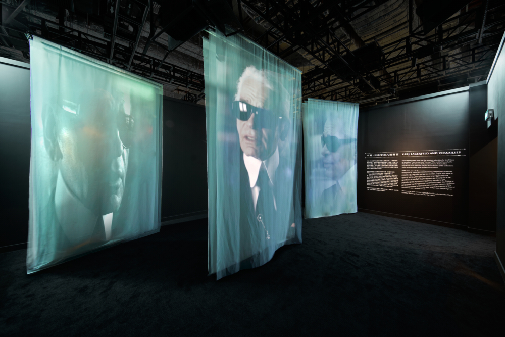 特設致敬Karl Lagerfeld的展廳～