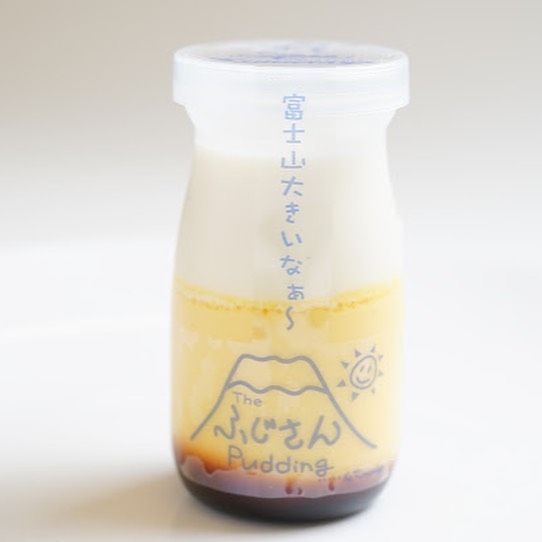 富士山布丁係人氣最高的熱賣商品！