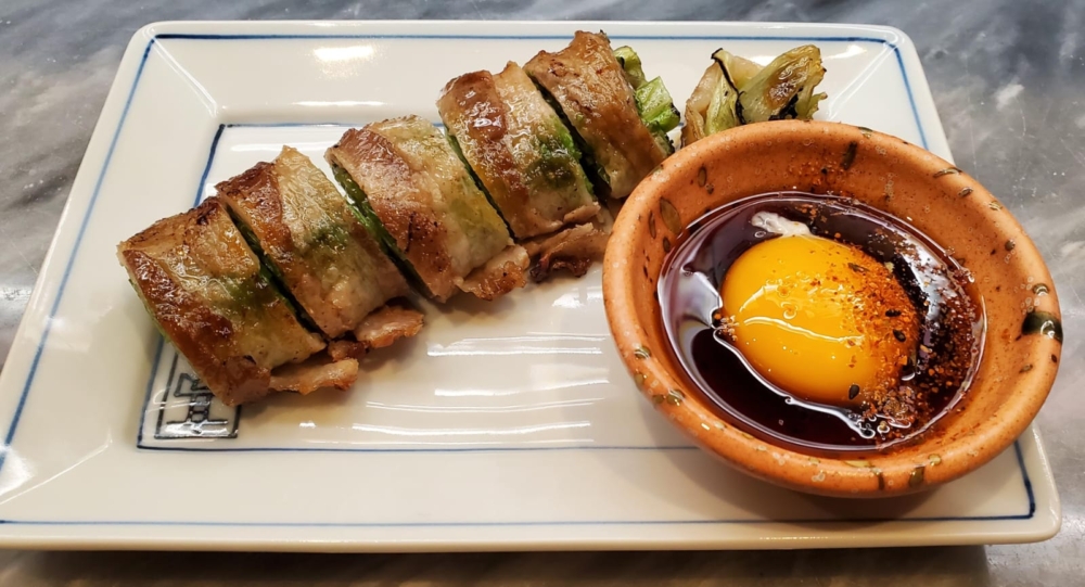 鹿児島黑毛豚腩肉卷口感豐富～