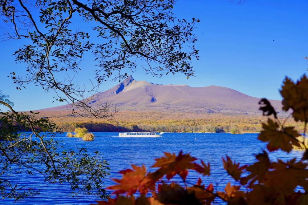 北海道賞楓景點推介：大沼國定公園。