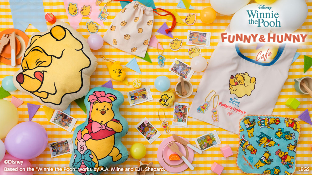 一系列小熊維尼主題CAFE的原創周邊商品～