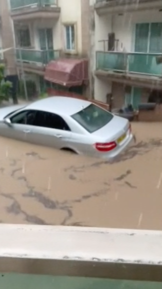 將軍澳馬游塘村水浸