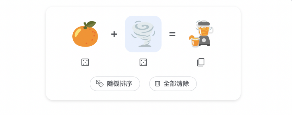 橙+龍捲風=瘋狂旋轉的果汁機。