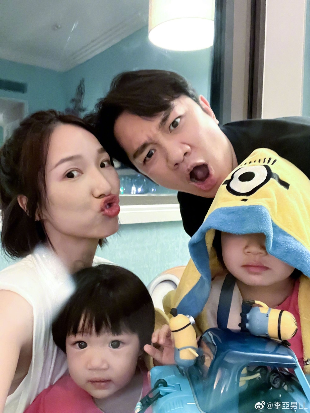 王祖藍同李亞男兩個女，大女Gabby今年5歲，細女Hayley今年亦已經3歲