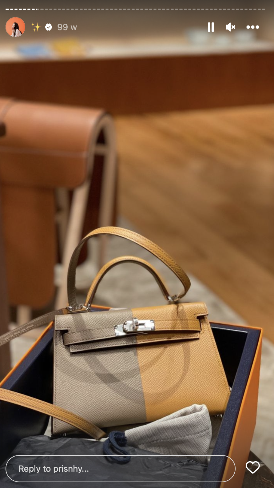 擁有拼色Kelly！