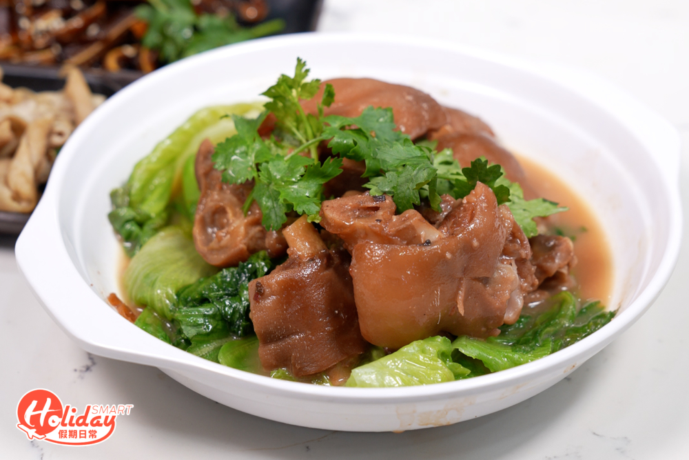 秘製炆豬手擁有豐富骨膠原，散發陣陣南乳香。