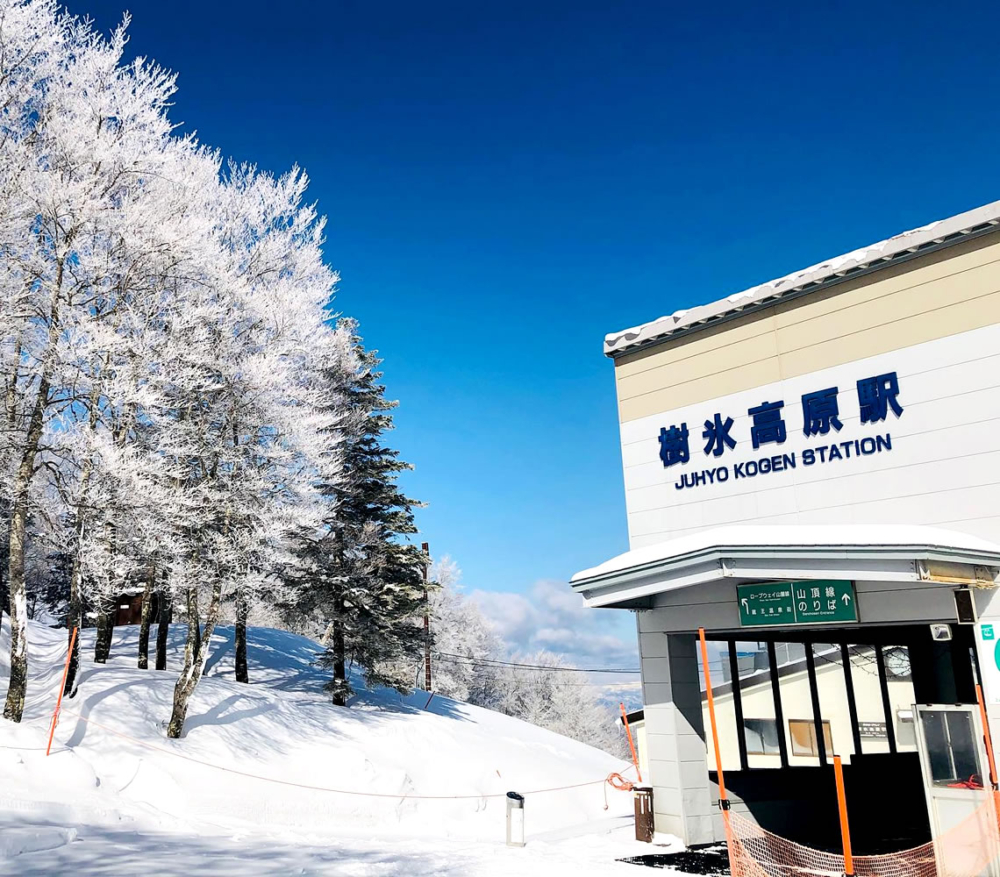 由於藏王溫泉一帶沒有電車站，必須乘搭巴士抵達「藏王溫泉巴士總站」，再轉乘纜車前往目的地！