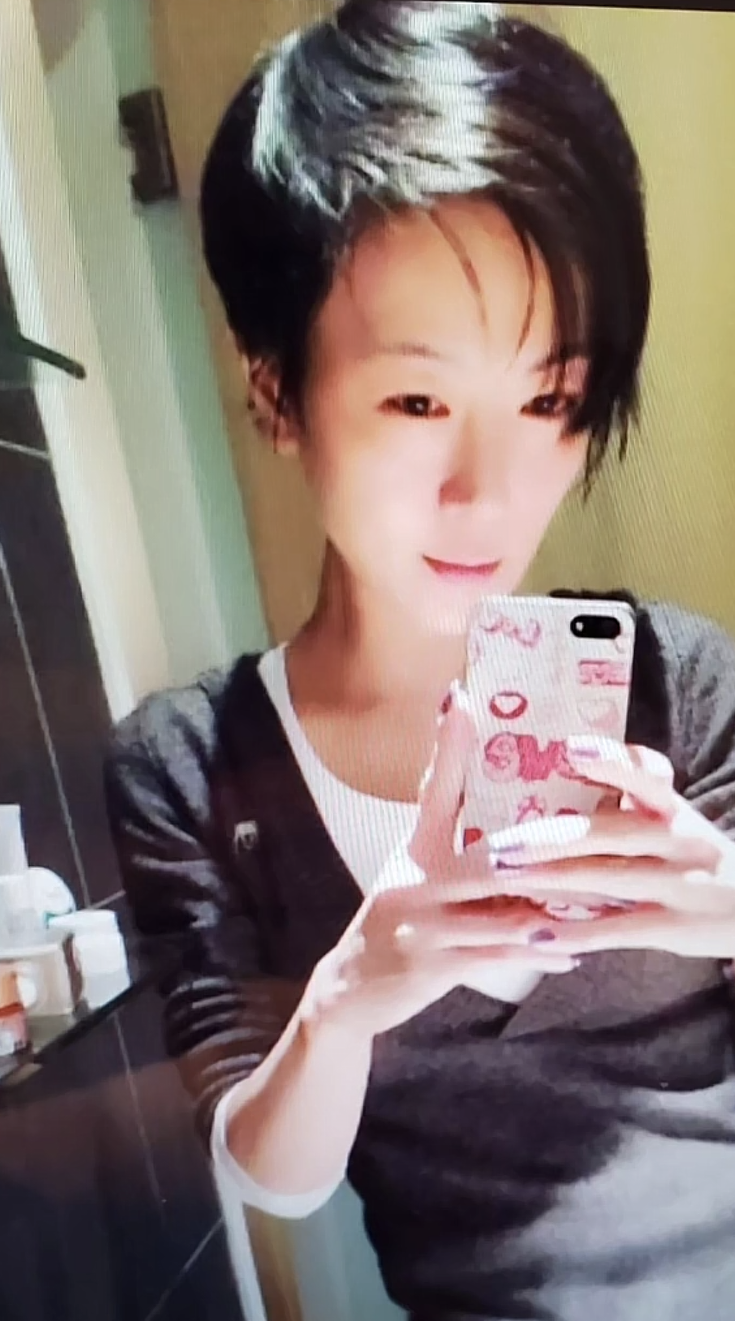 袁潔瑩再於抖音分享個人自拍照