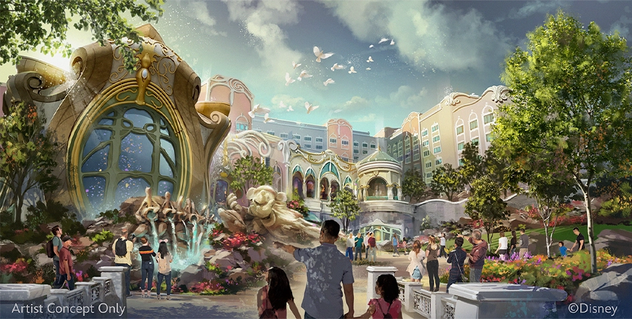 東京迪士尼海洋中號稱全日本迪士尼最頂級的酒店「東京迪士尼海洋魔法之泉酒店」將與新園區同步開幕！