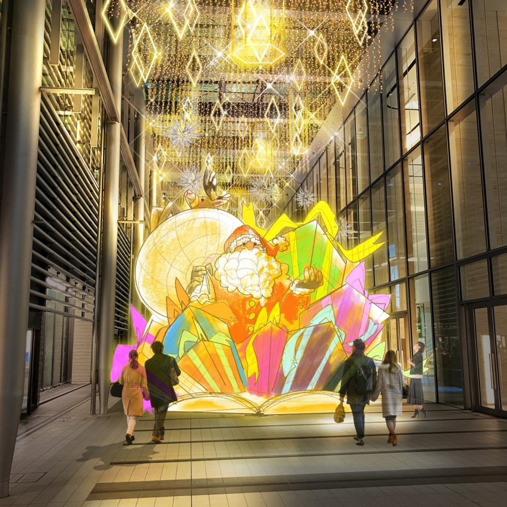 近6米高的「睡魔聖誕老人燈飾」！