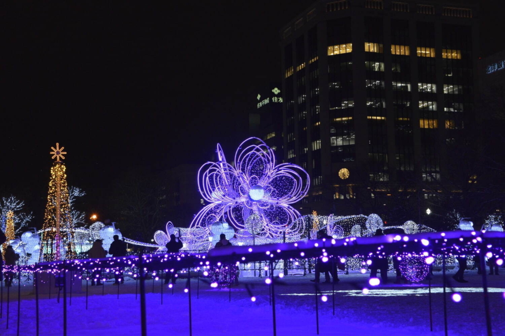 「冬花」區域。