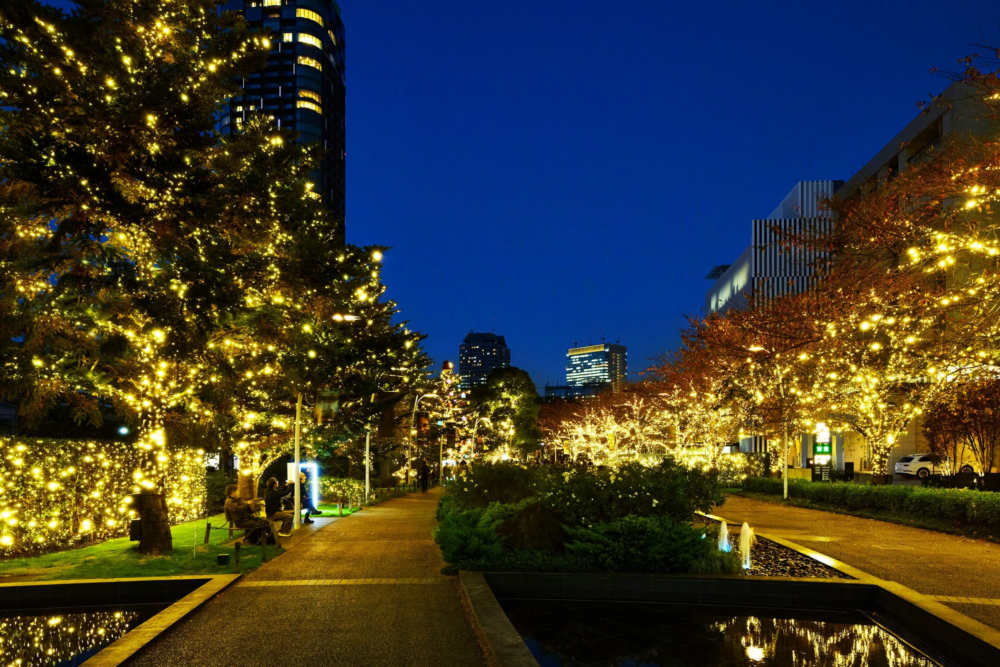 六本木東京中城 MIDTOWN WINTER LIGHTS。