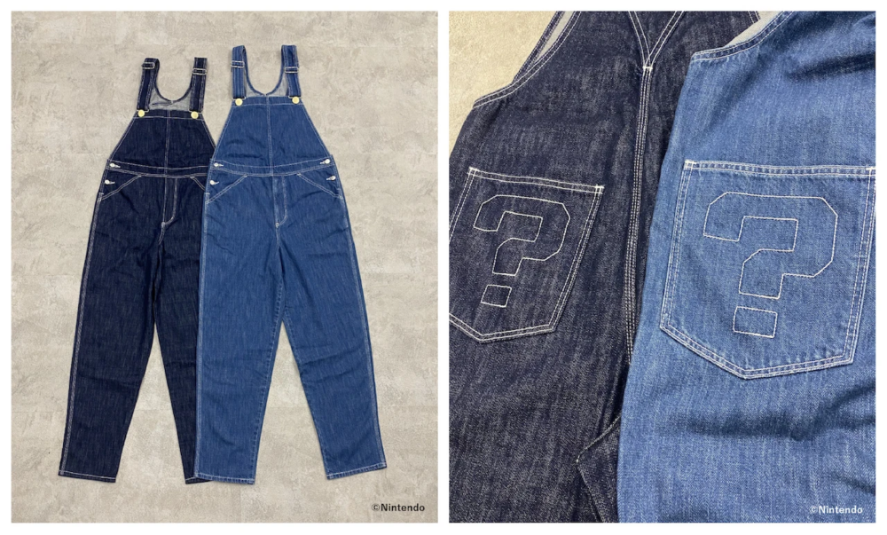 與瑪利歐類似的牛仔工人褲！