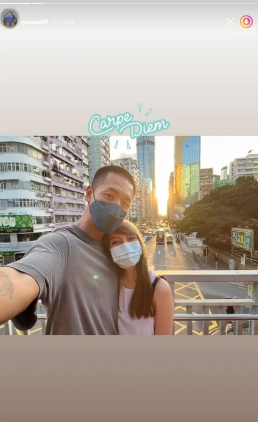 2021年10月,柳俊江於Instagram上發佈了一張與香港女子跳高運動員兼模特兒楊文蔚經理人Grace的合照