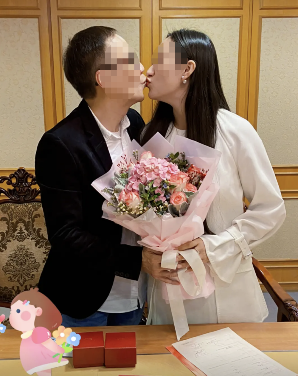 內地近日一對跨境夫妻掀起熱議