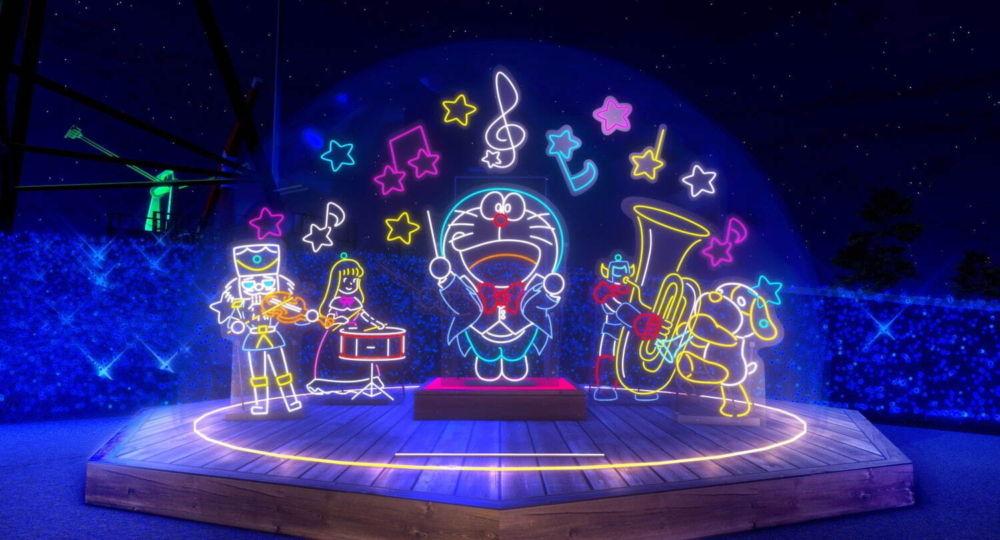 多啦A夢帶領玩具樂隊一起演奏～