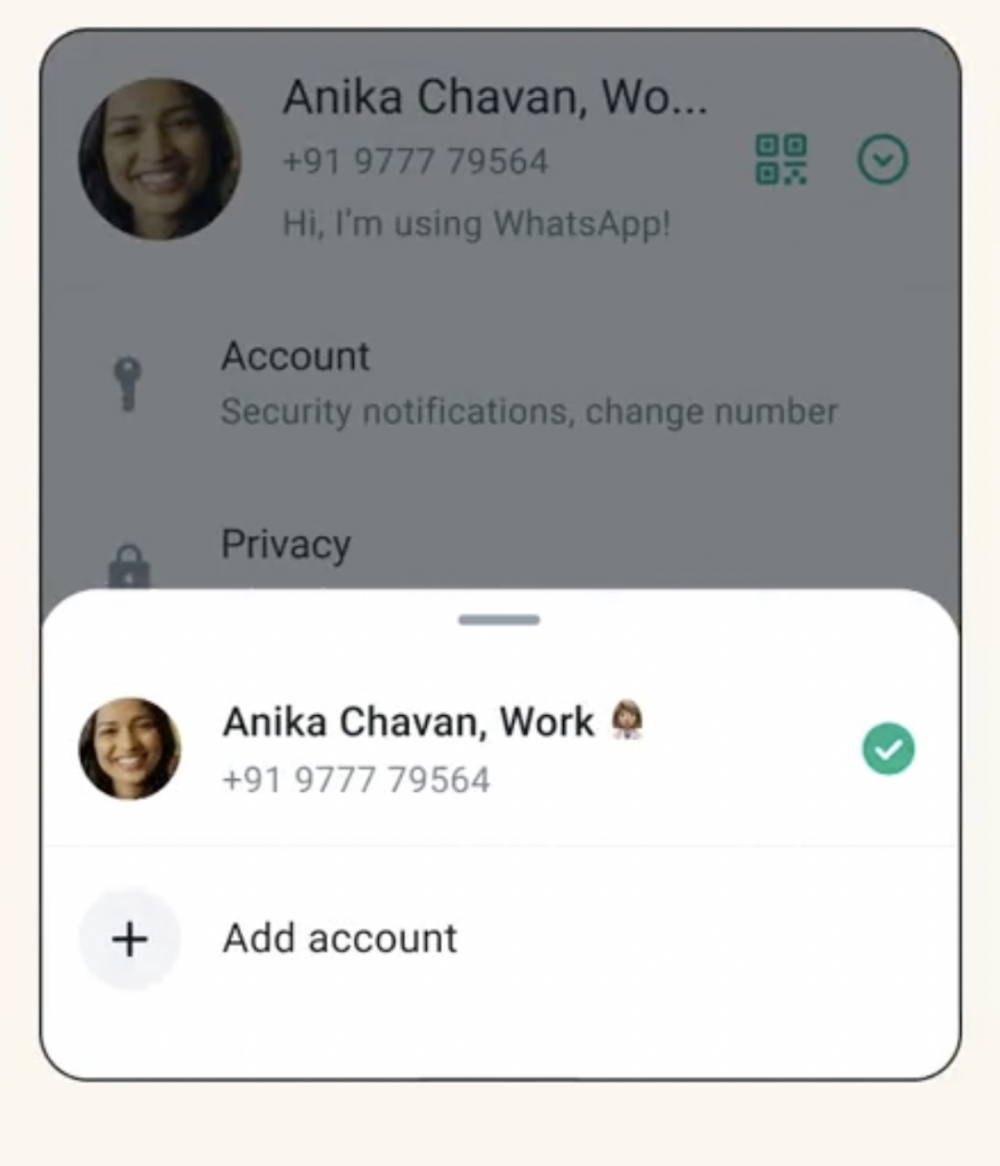 WhatsApp多重帳戶設定、切換步驟一覽～