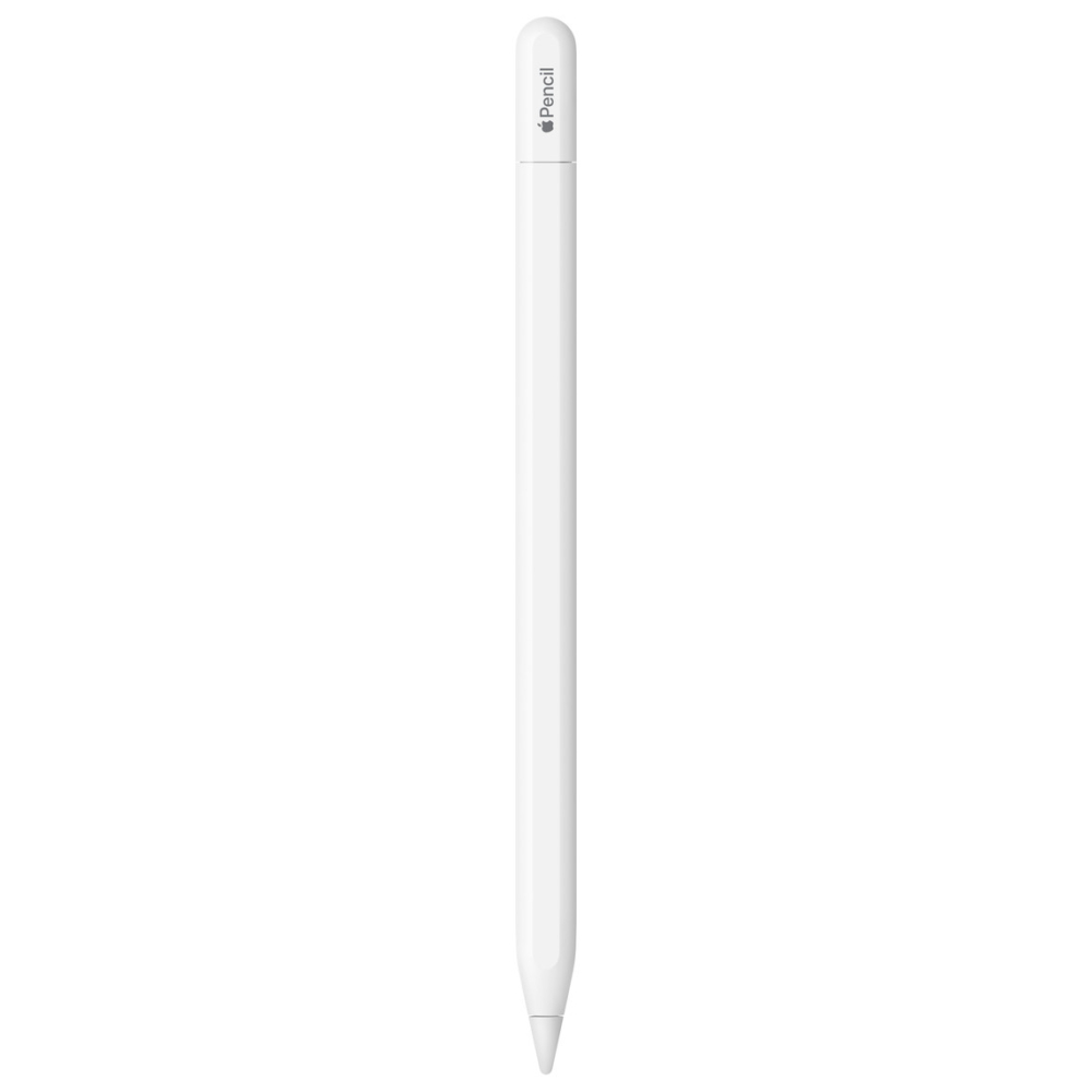 Apple Pencil（USB-C）的外觀採用霧面質感外觀設計，並加設可滑動的保護蓋！