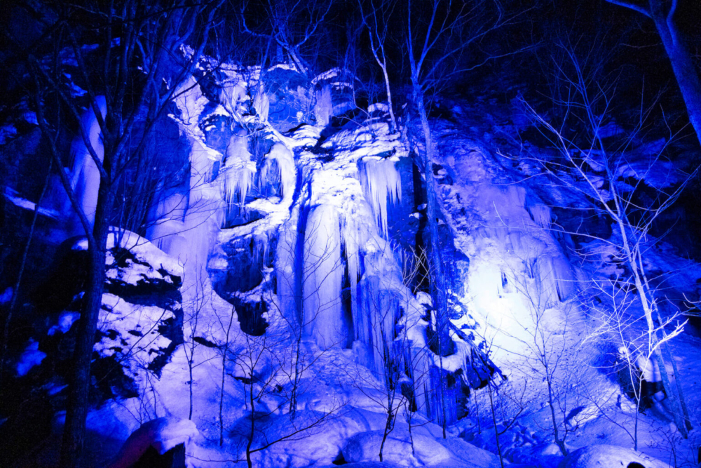 天然冰柱的樣貌千變萬化，每天都有不同變化～