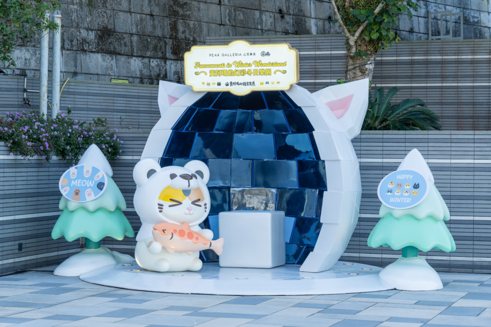 打卡第二站:「小花冰屋貓窩」限定賣萌。