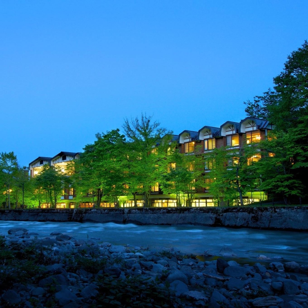 「星野集團奧入瀨溪流酒店」是當地唯一一間度假酒店～