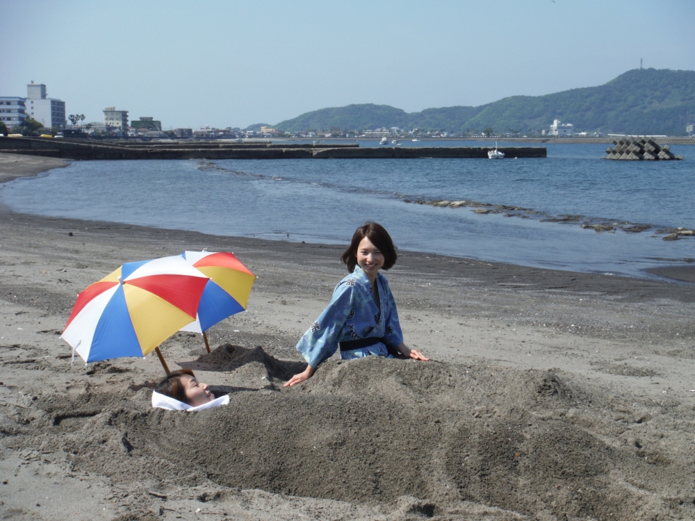 日本獨有的「砂浴溫泉」~