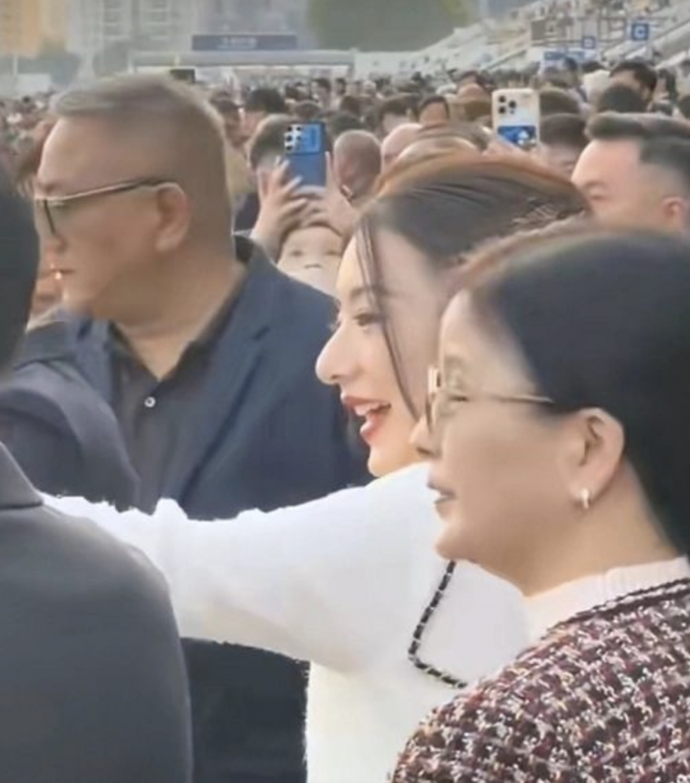 一張由網民拍攝嘅側面圖可見方媛鼻子十分高聳