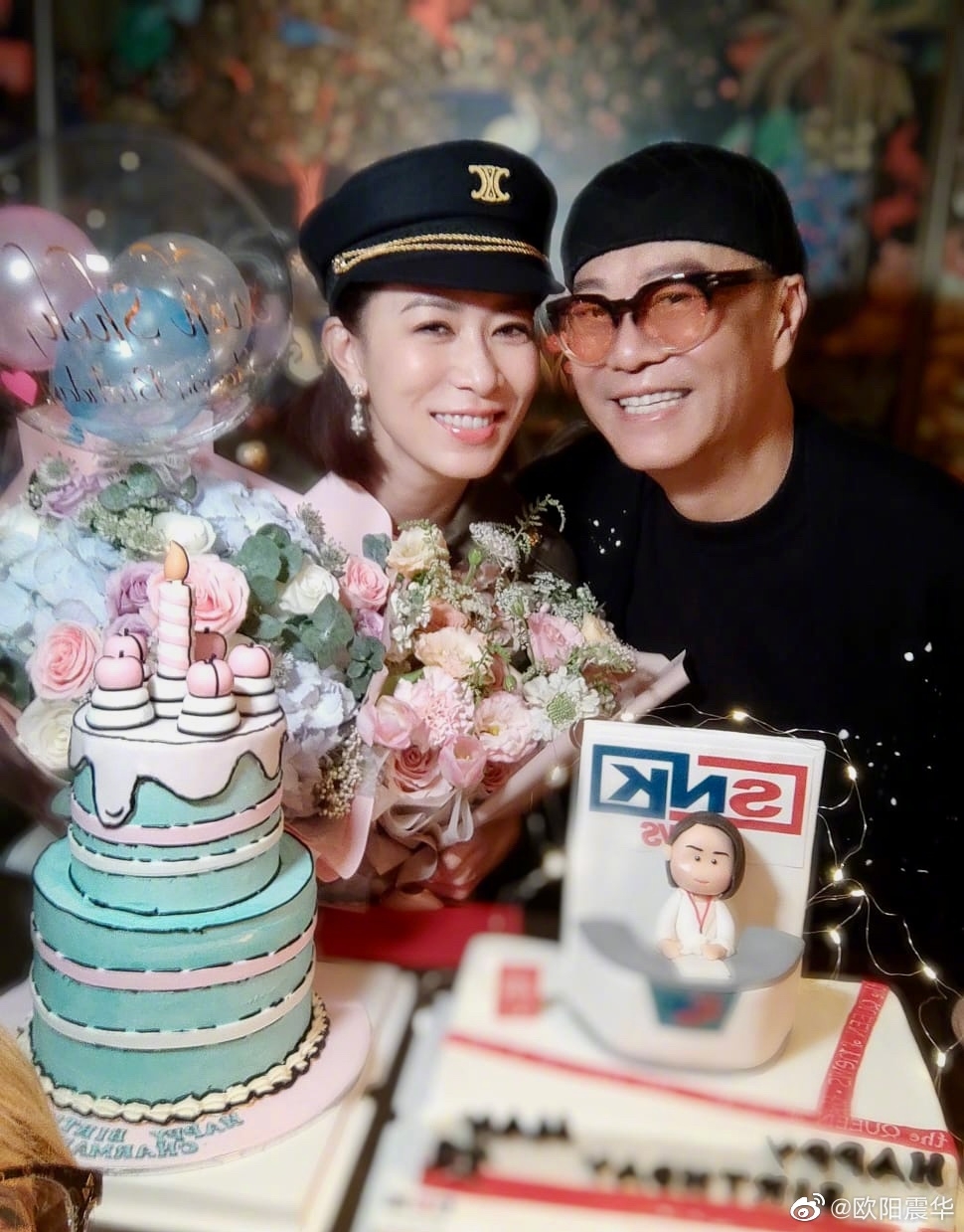 現年63歲嘅歐陽震華近年減少幕前演出，但就不時「客串」出演內地綜藝節目，曾以好友身份現身佘詩曼嘅真人騷節目