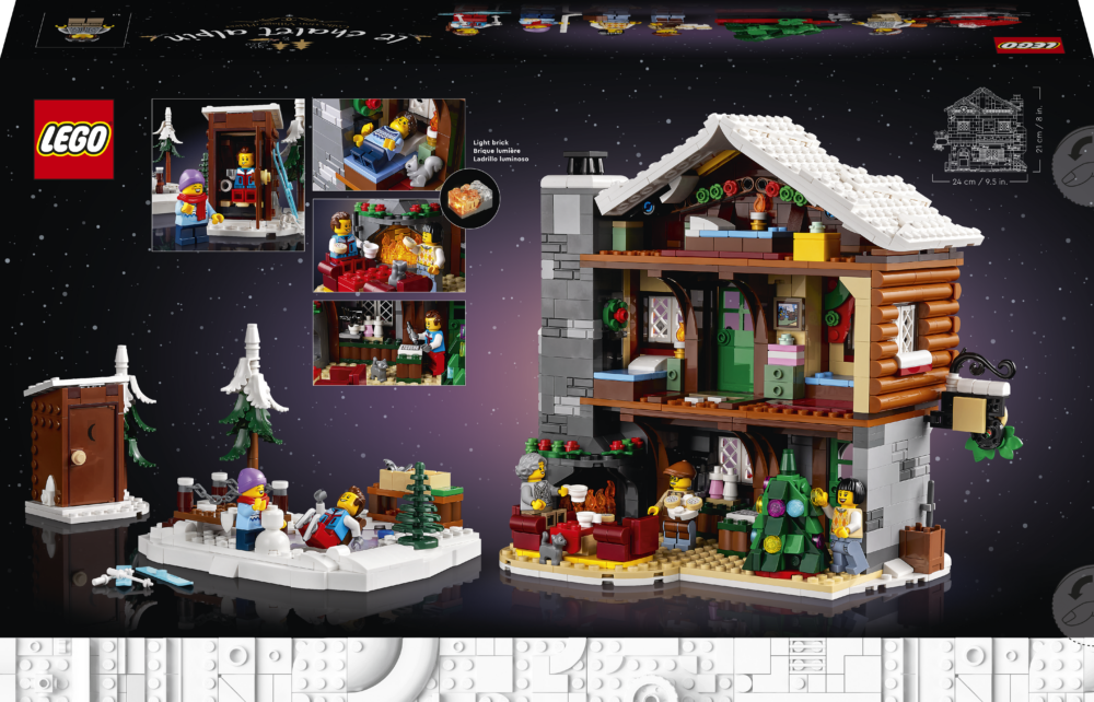 LEGO® Icons 阿爾卑斯山小屋。