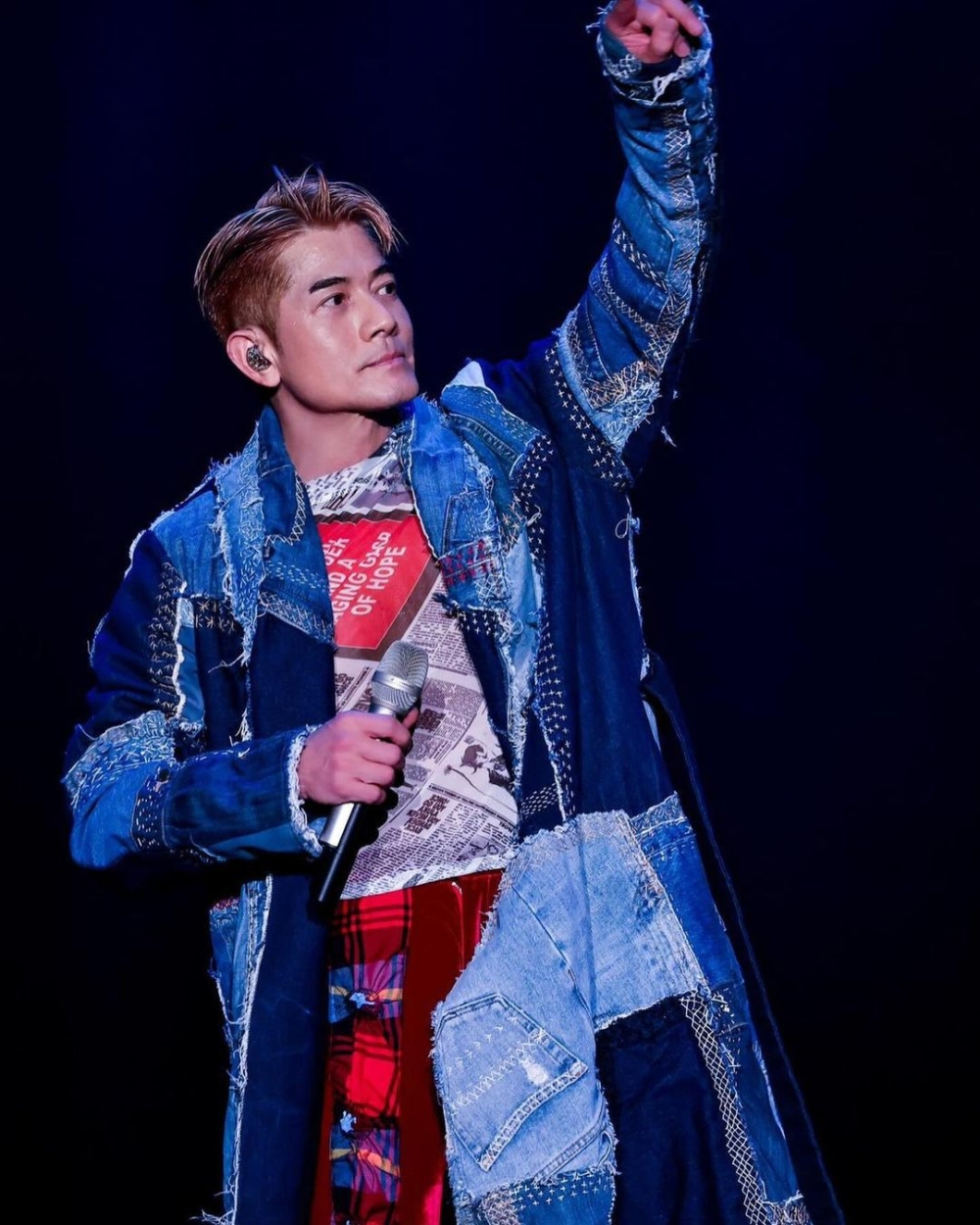 郭富城最近正忙著進行世界巡迴演唱會