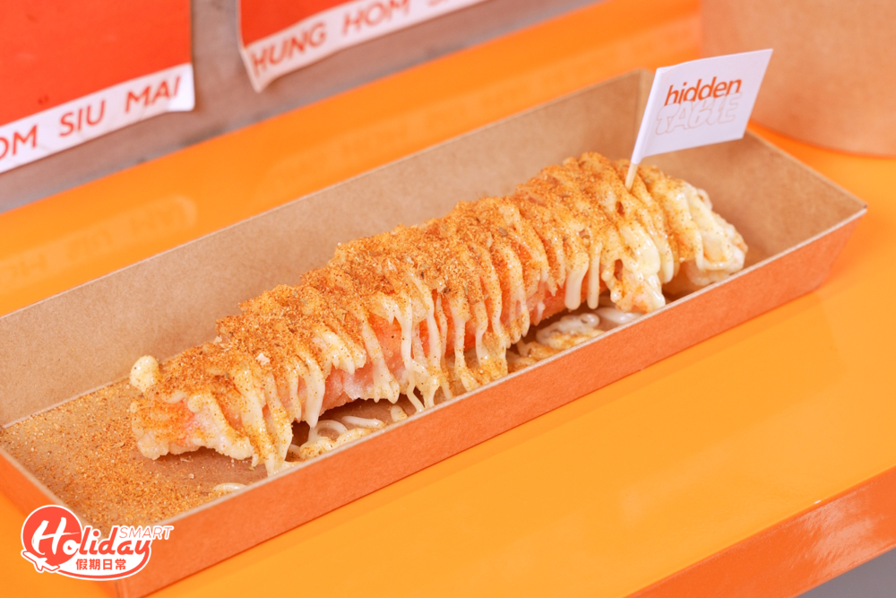 必試Cajun巨型蟹柳，入口帶強烈辛辣味。